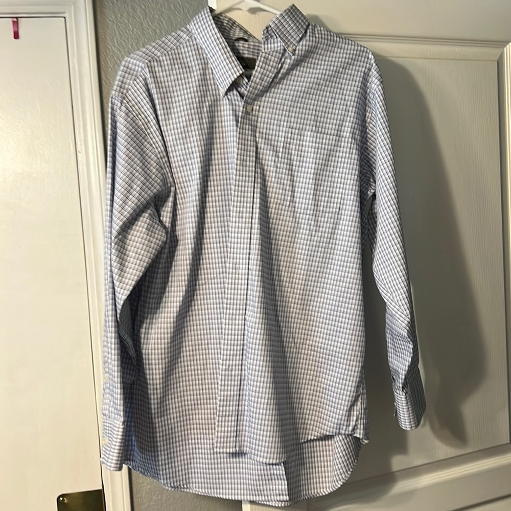Men’s Plaid Kenneth Cole Reaction long sleeve dress shirt
